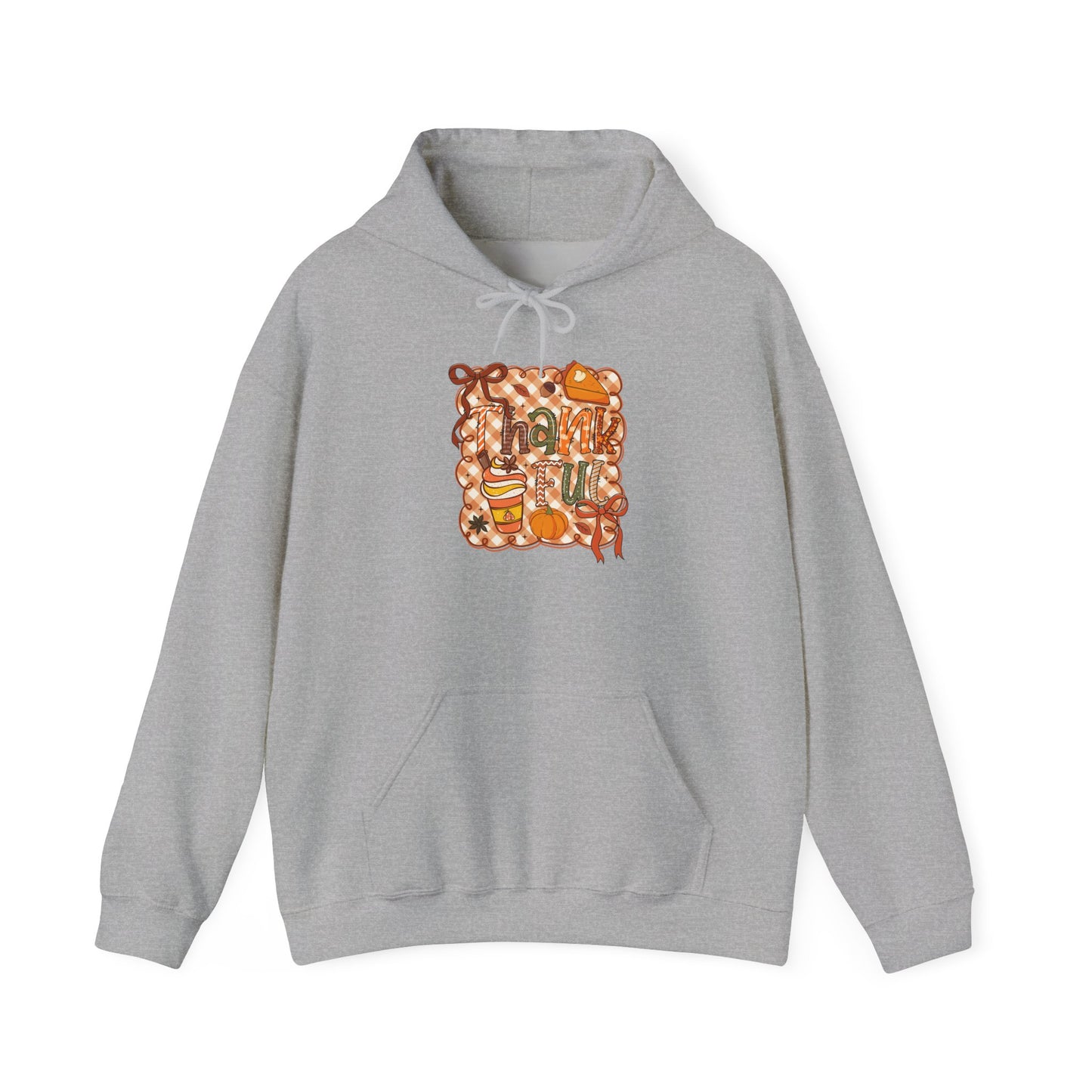 Thankful Thanksgiving Adult Hoodie
