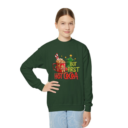 But First Hot Cocoa Youth Sweatshirt