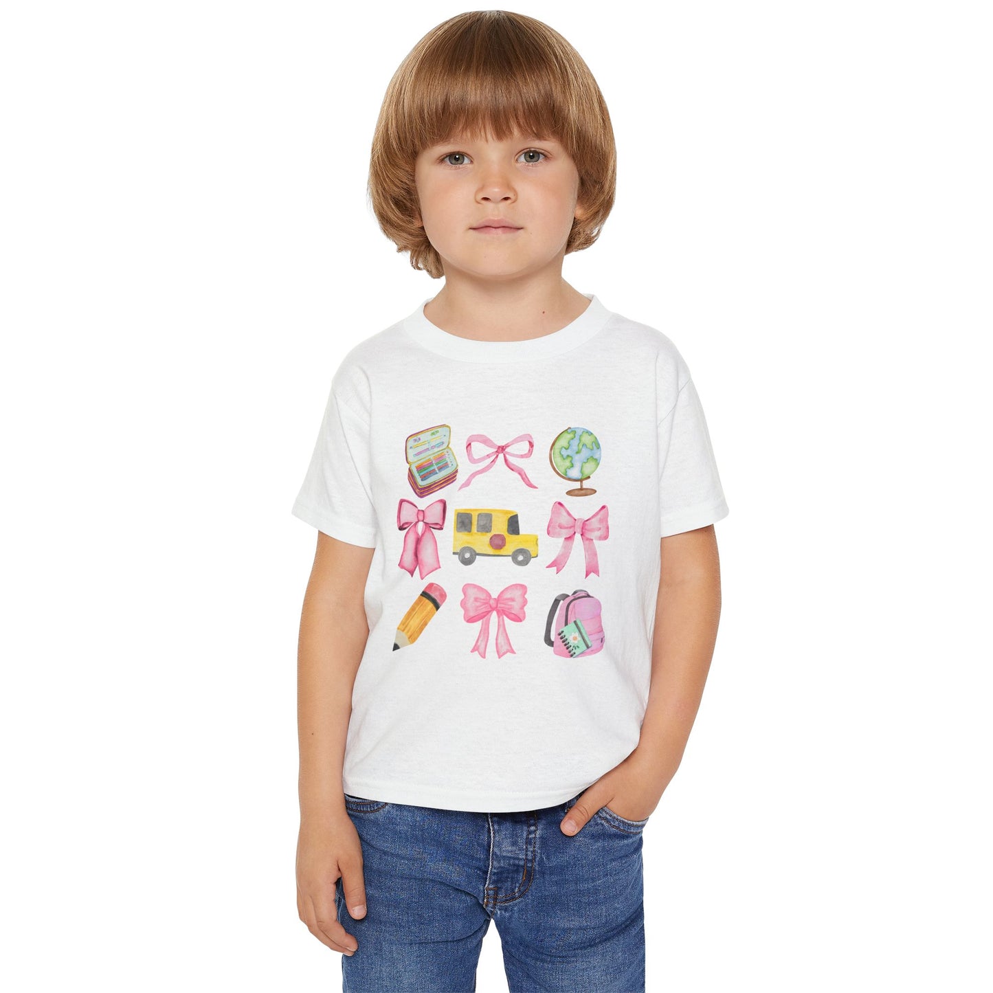 Coquette Back to School Toddler T-shirt