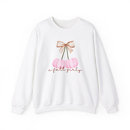 A Coquette Fall Girly Sweatshirt