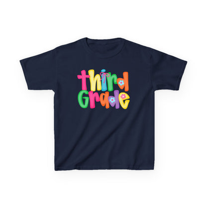 Back to School Third Grade Kids Tee