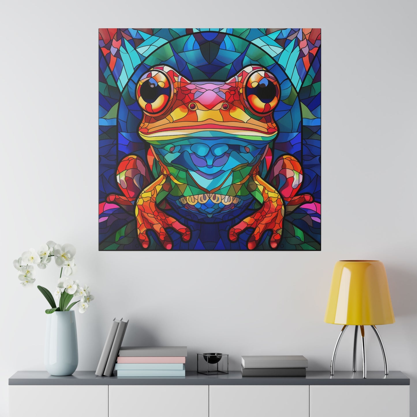 Frog Wall Art Matte Canvas