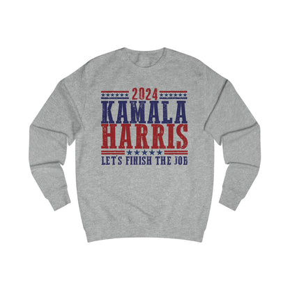 Kamala Harris Let's Finish the Job Sweatshirt