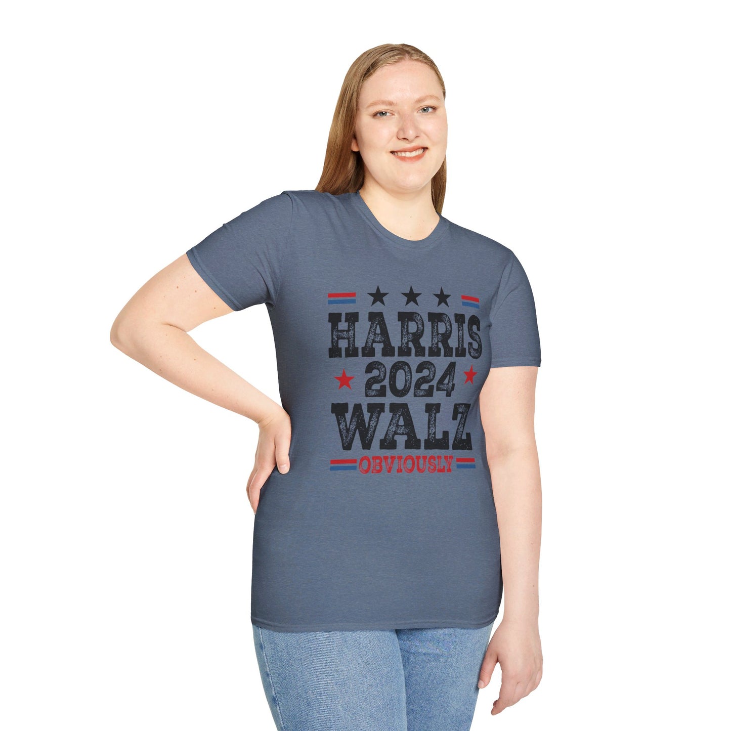 Harris Walz Obviously Unisex Softstyle T-Shirt