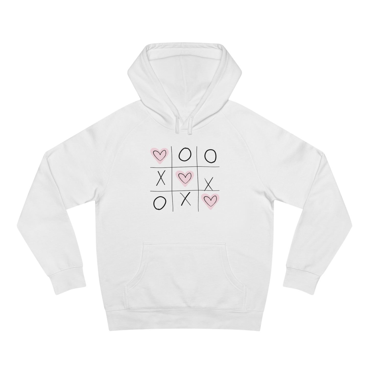 Tic Tac Toe Valentine's Day Sweatshirt Hoodie