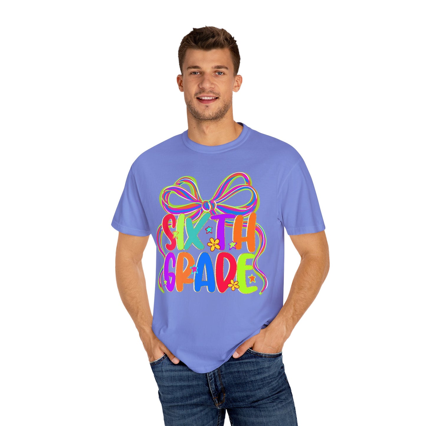 Sixth Grade Neon Back to School T-Shirt