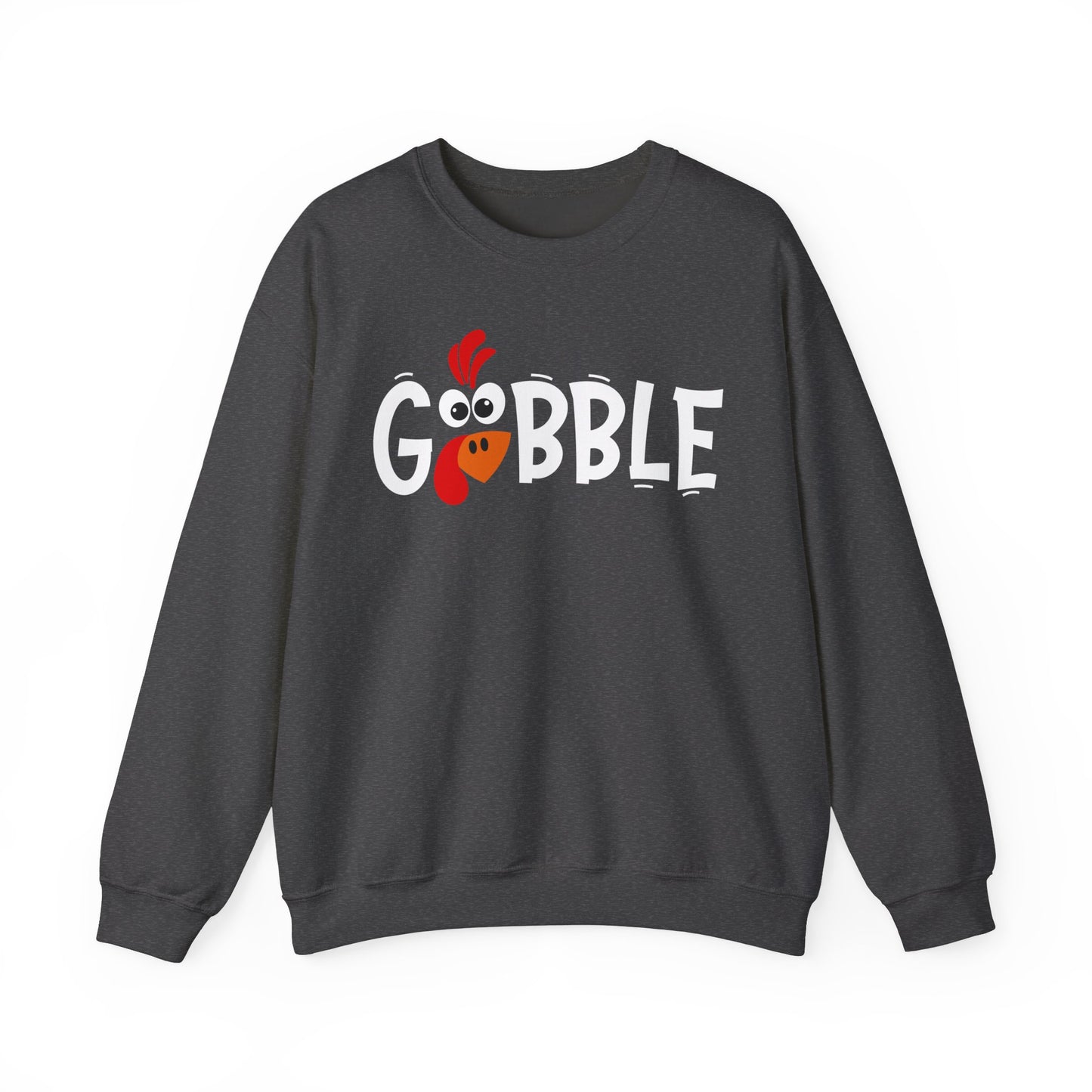 Gobble Thanksgiving Turkey Unisex Heavy Blend™ Crewneck Sweatshirt