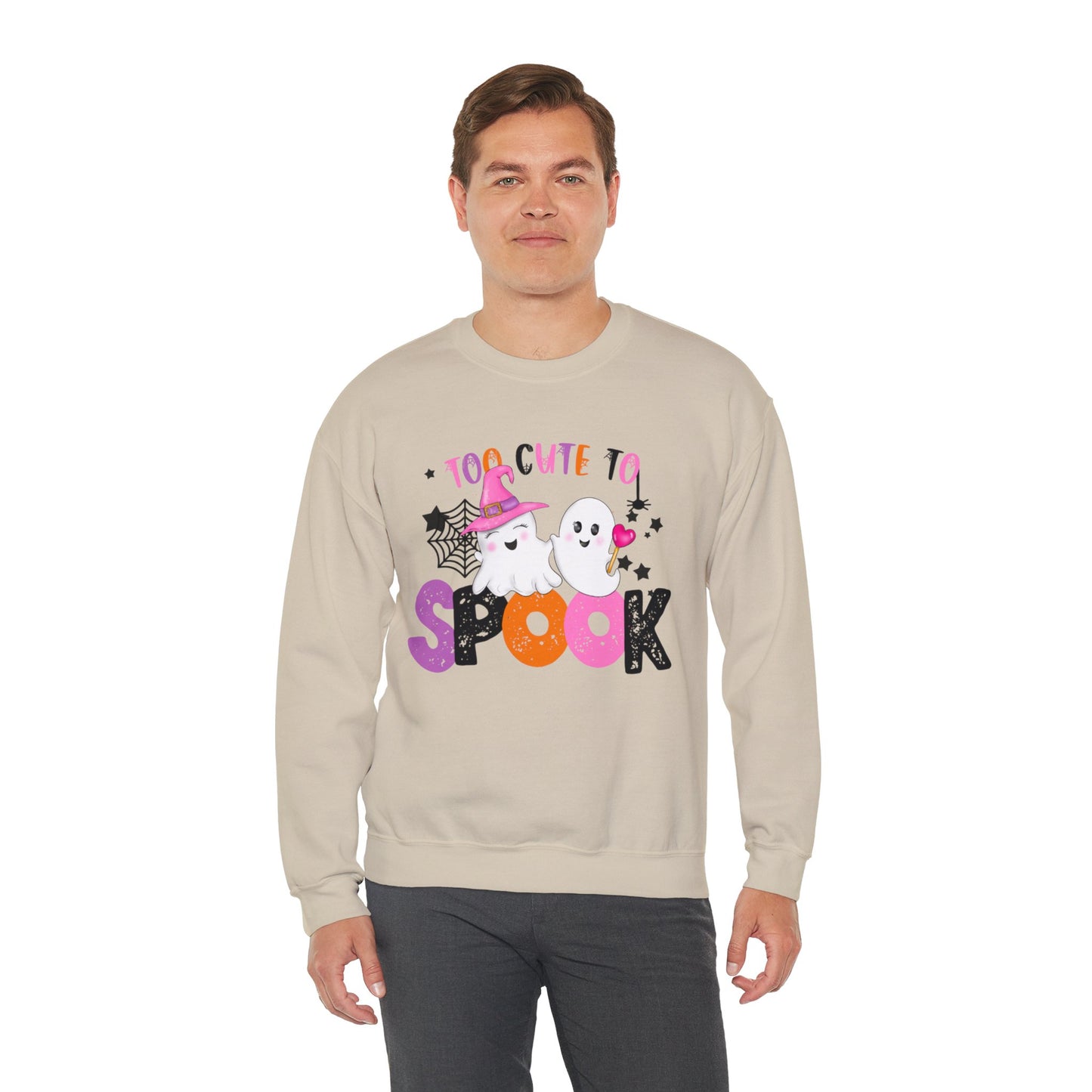 Too Cute to Spook Halloween Sweatshirt