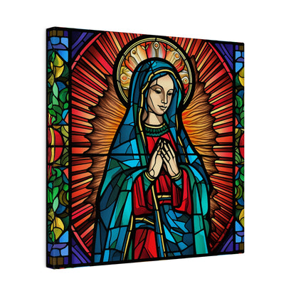 Virgin Mary Wall Art Matte Canvas