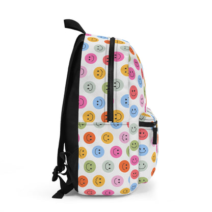 Colorful Smiley Face School Backpack
