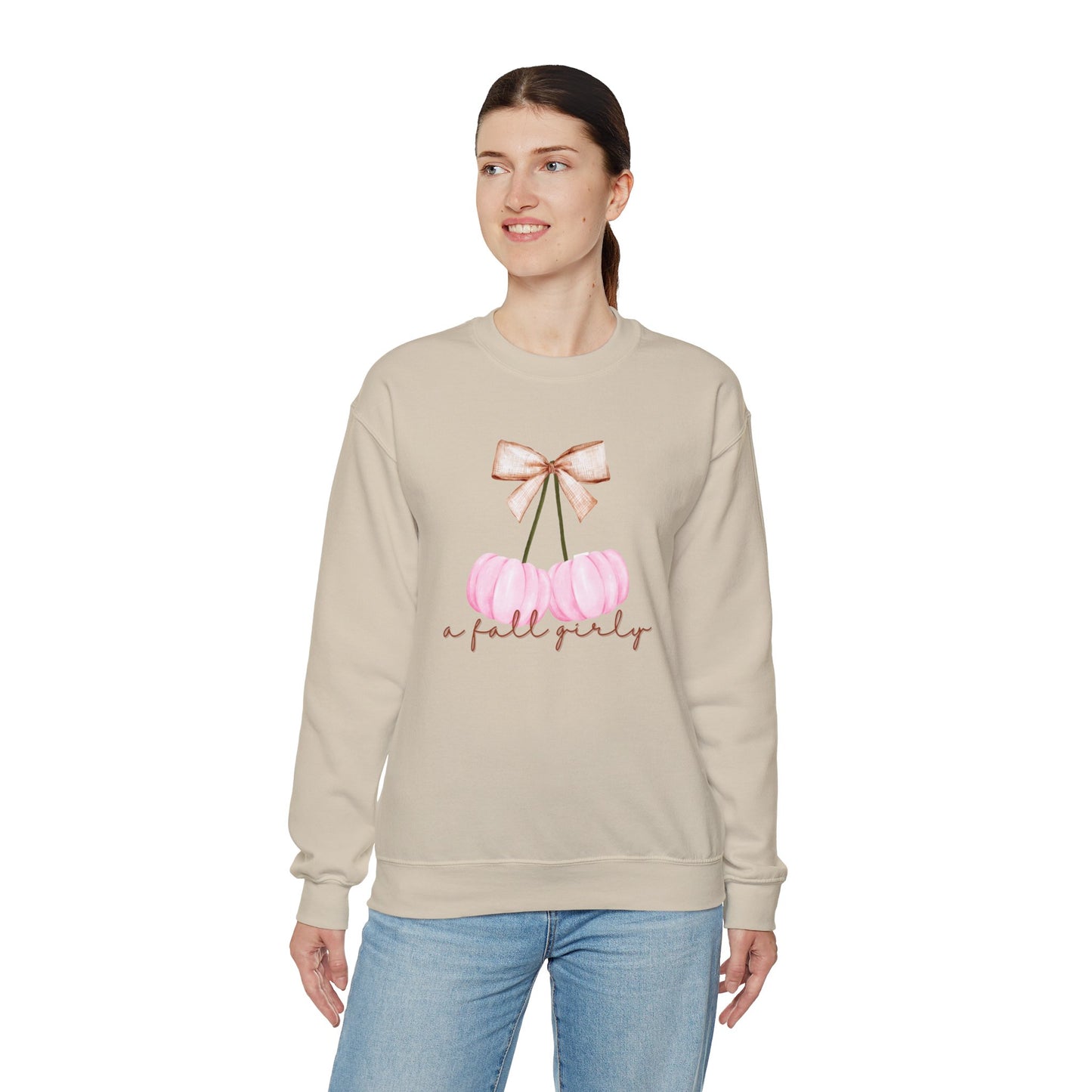 A Coquette Fall Girly Sweatshirt