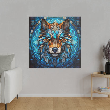 Wolf Wall Art Matte Canvas