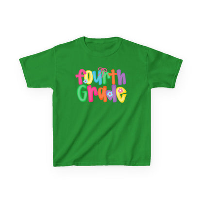 Back to School Fourth Grade Kids Tee