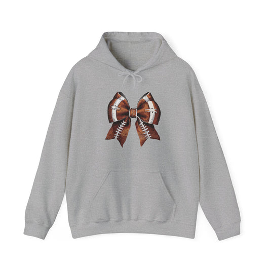 Coquette Football Bow Hoodie