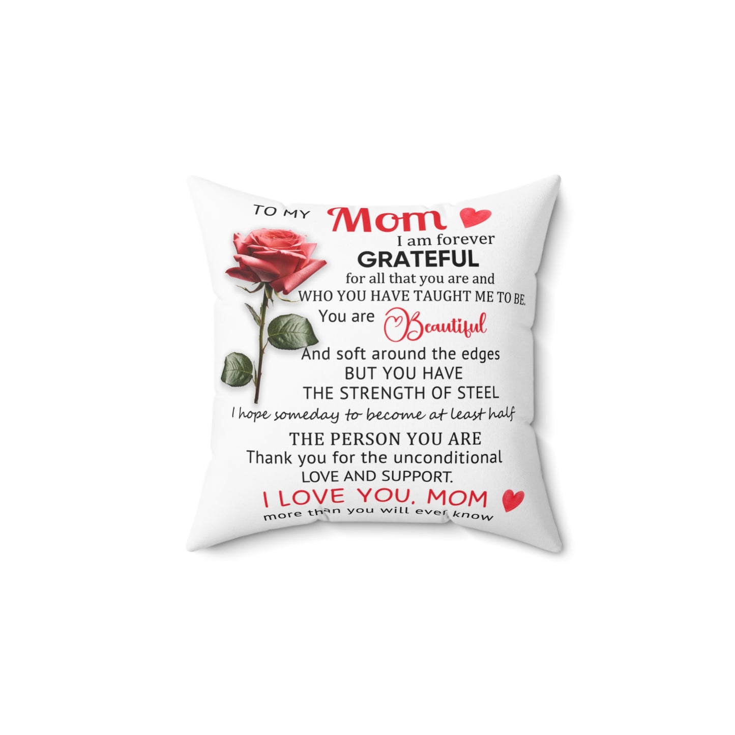 Mom Appreciation Decorative Pillow