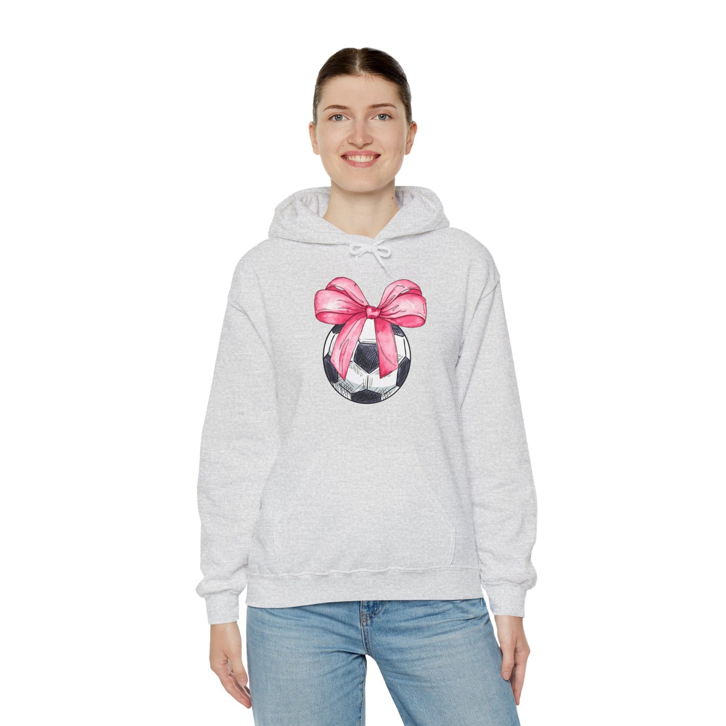 Soccer Coquette Hoodie Sweatshirt