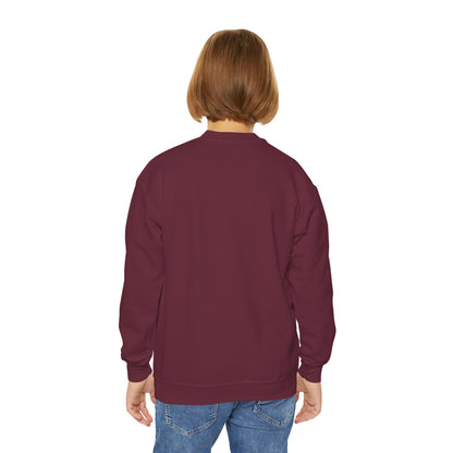 Fall Thanksgiving Vibes Youth Crewneck Sweatshirt