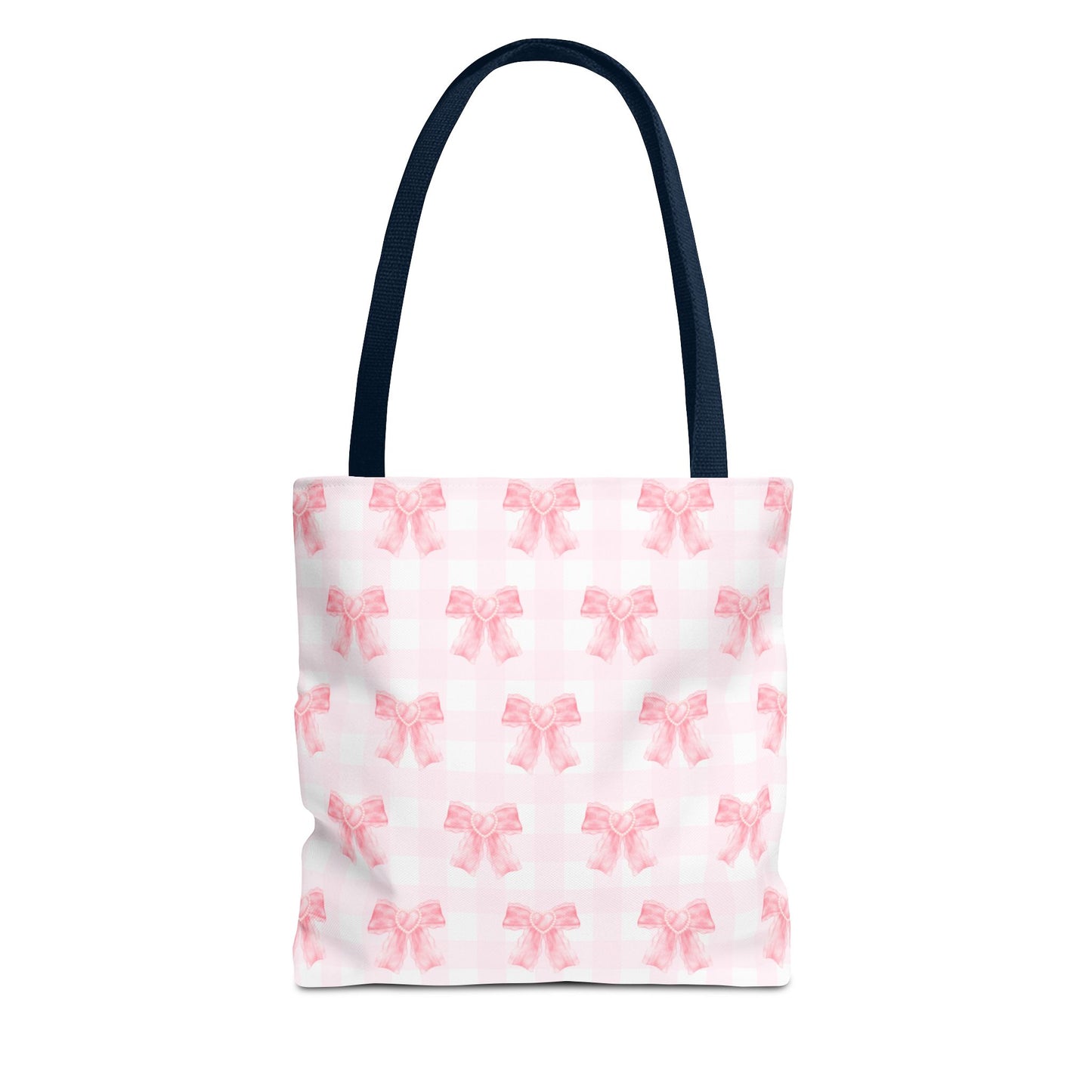 Girlie Pink Coquette Bow Tote Bag