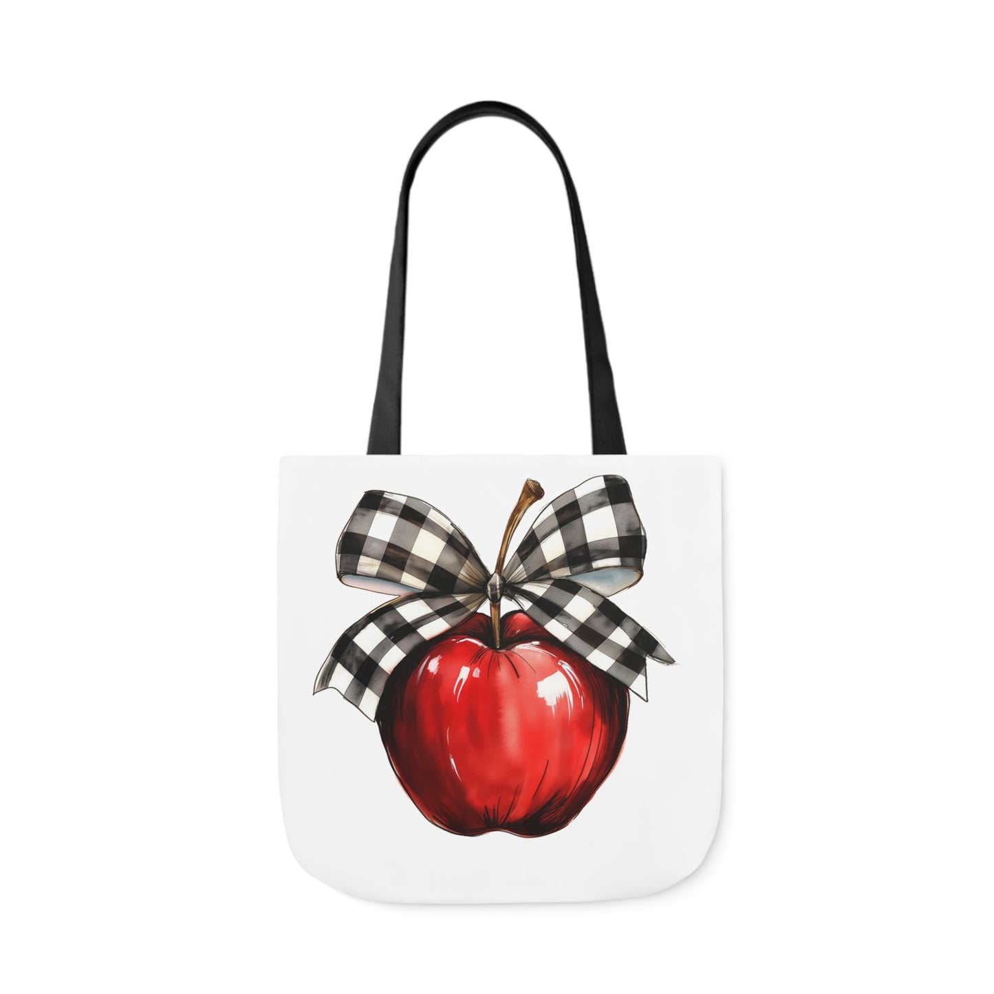 Teacher Apple Canvas Tote Bag