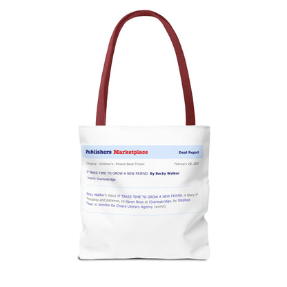 Tote Bag — Publishers Marketplace Announcement Tote