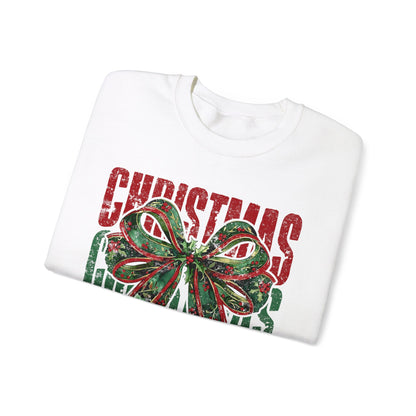 Christmas Coquette Bow Sweatshirt