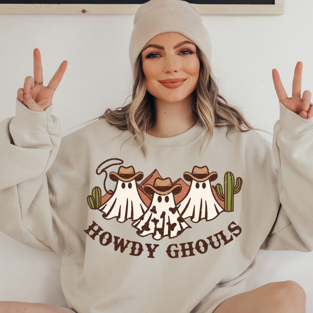 Howdy Ghoules Halloween Sweatshirt