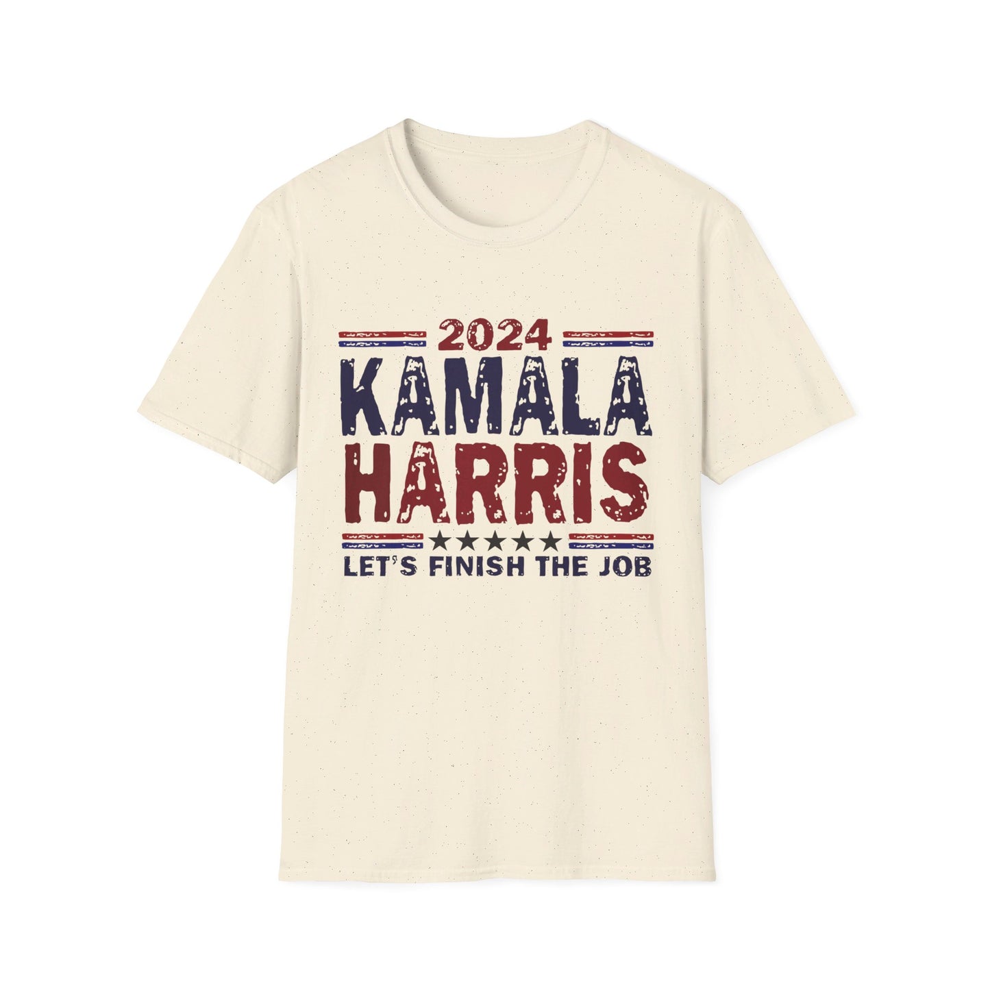 Kamala Harris Let's Finish the Job Softstyle T-Shirt