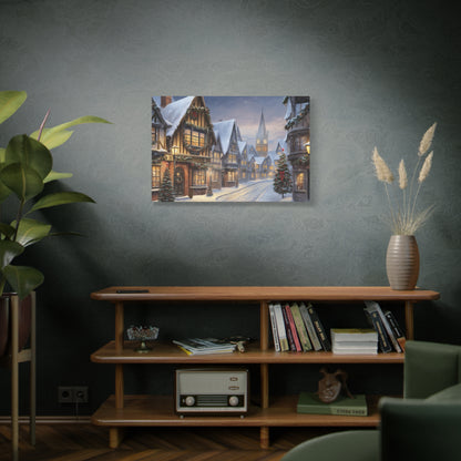 Christmas Village Canvas Art