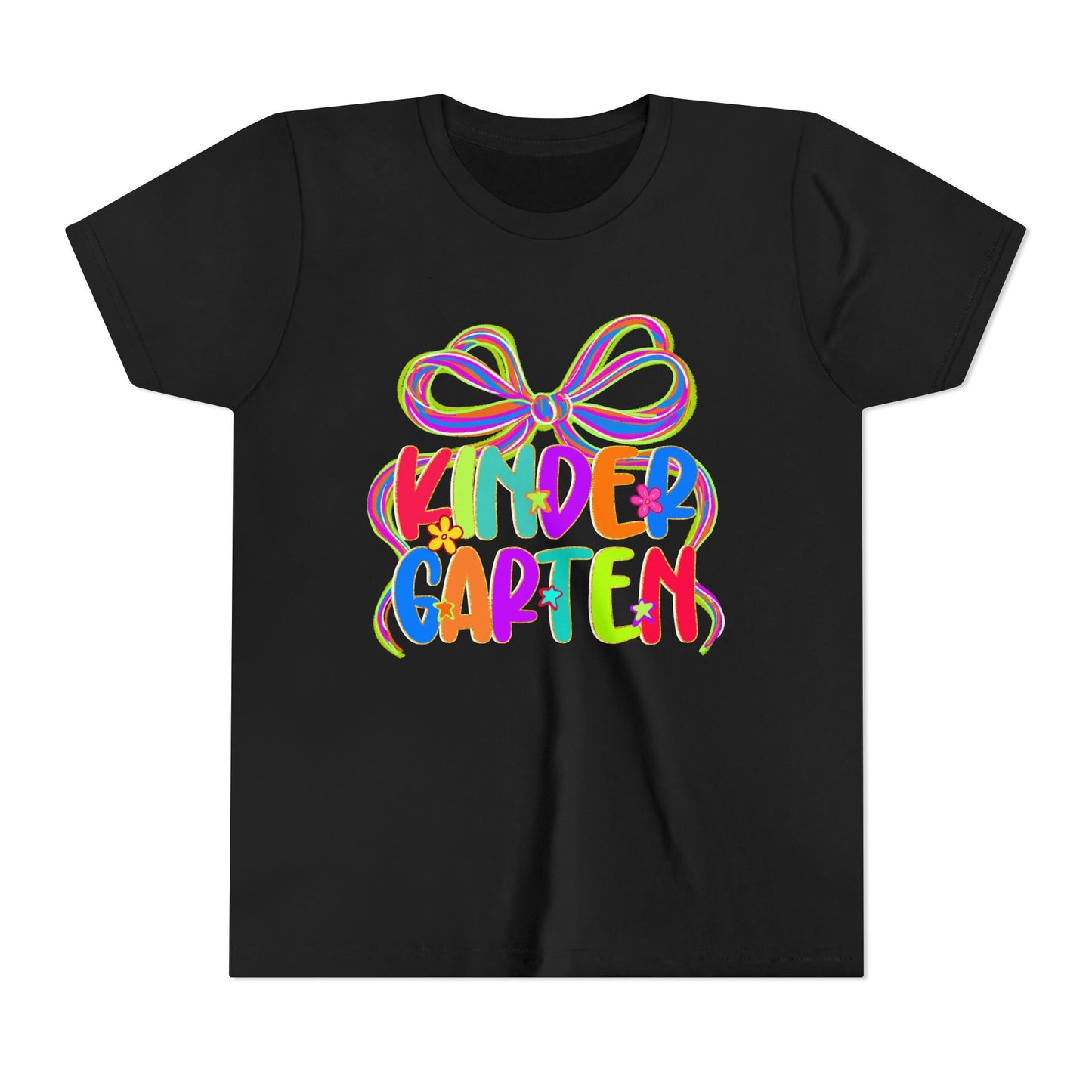 Neon Kindergarten Back to School Tee