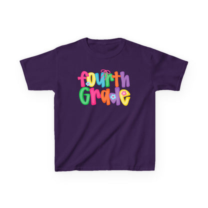 Back to School Fourth Grade Kids Tee