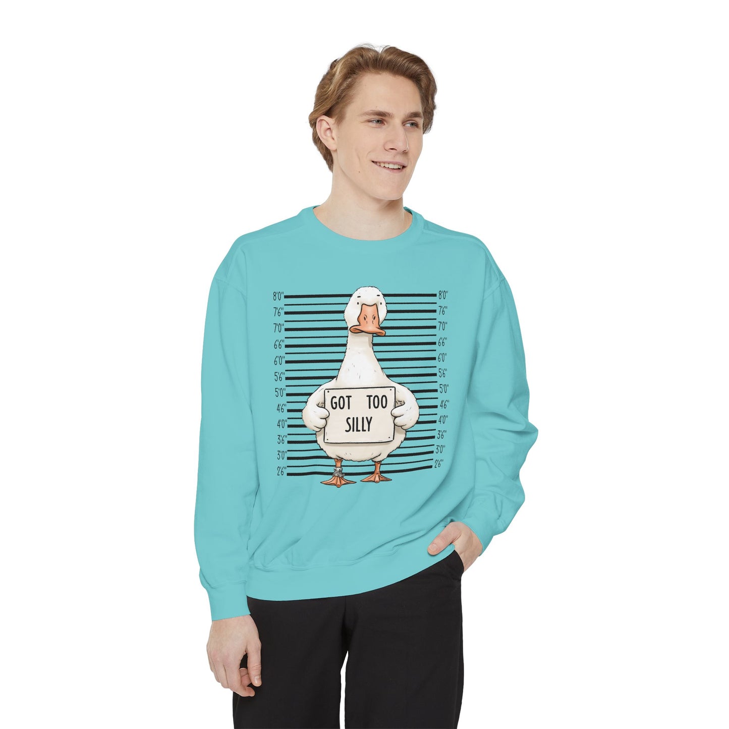 "Got Too Silly" Cute Animal Sweatshirt Crewneck