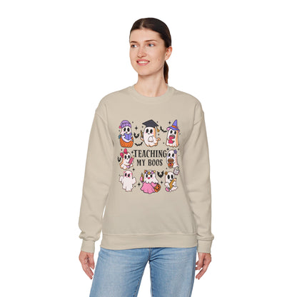 Teaching My Boos Halloween Unisex Heavy Blend™ Crewneck Sweatshirt