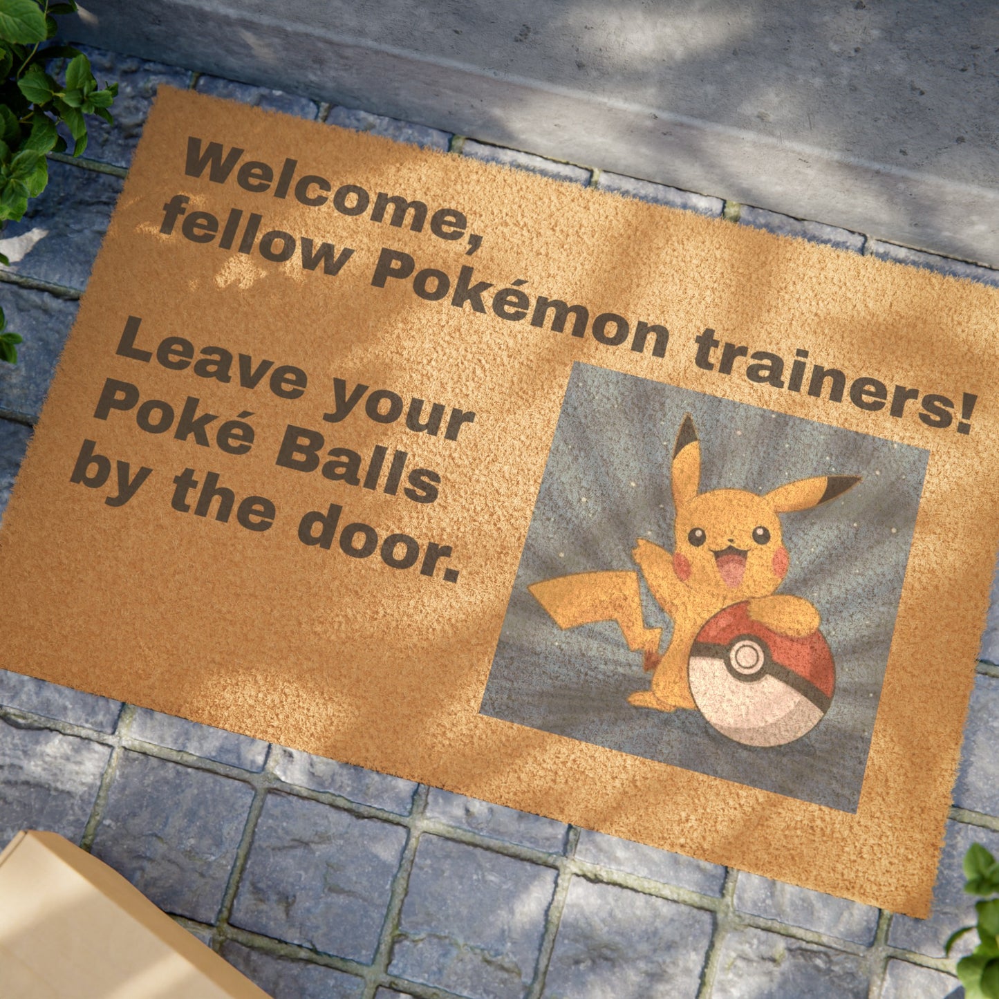 Pokemon Trainers Doormat