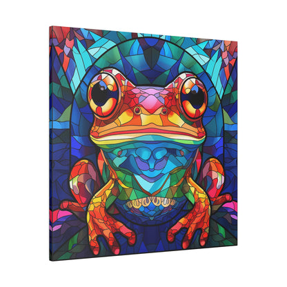 Frog Wall Art Matte Canvas