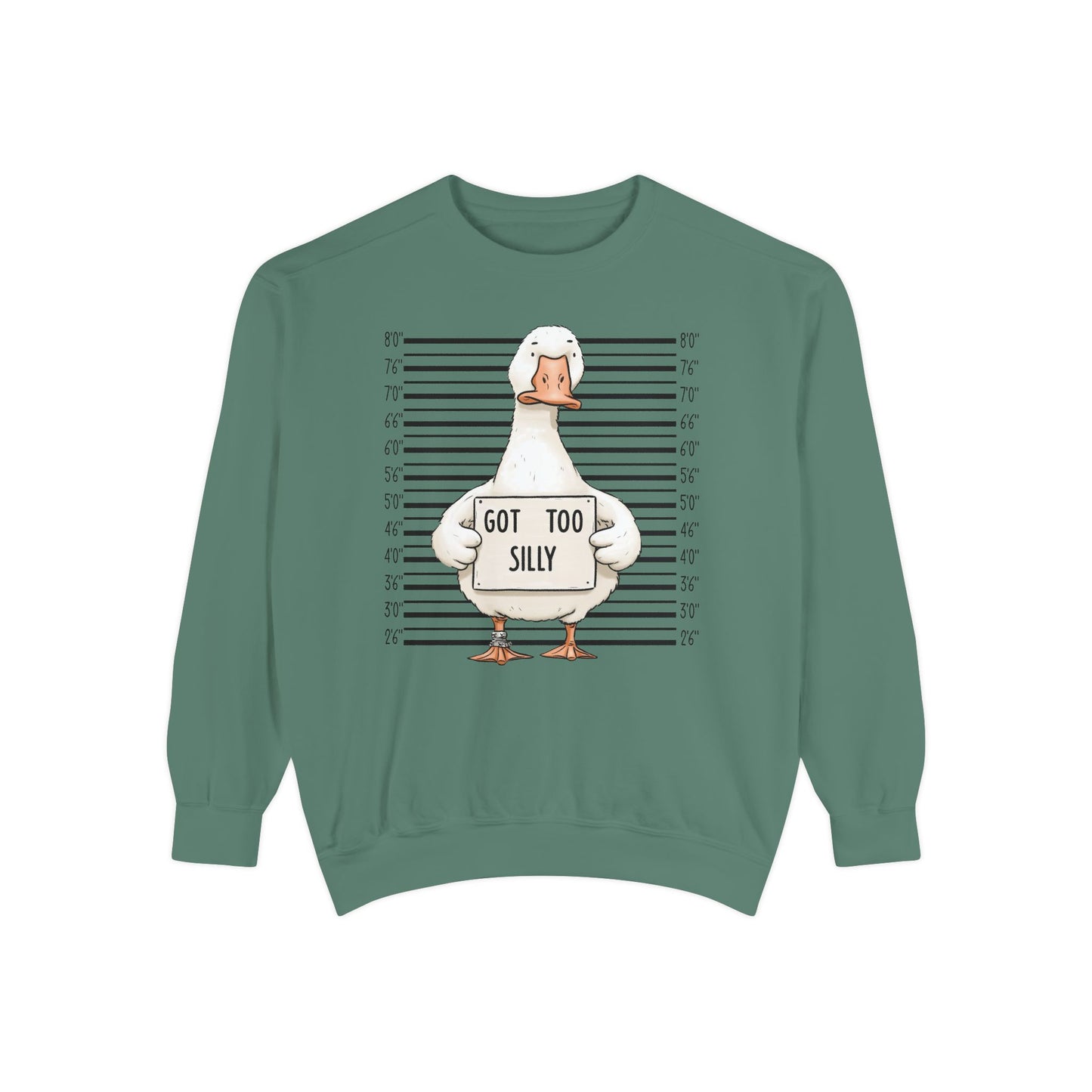 "Got Too Silly" Cute Animal Sweatshirt Crewneck
