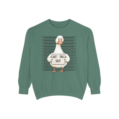 "Got Too Silly" Cute Animal Sweatshirt Crewneck