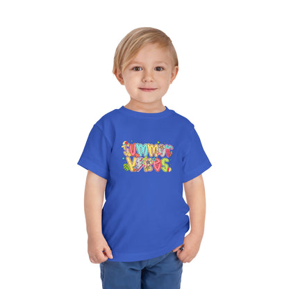 Summer Vibes Colorful Toddler Tee