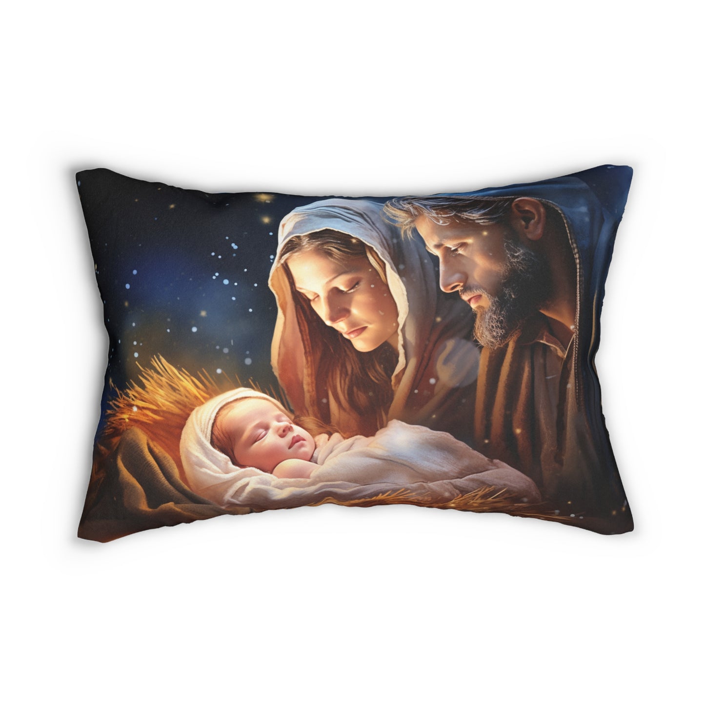 Baby Jesus Lumbar Pillow