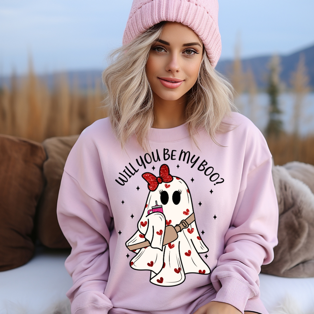 Will You Be My Boo? Valentine's Day Sweatshirt