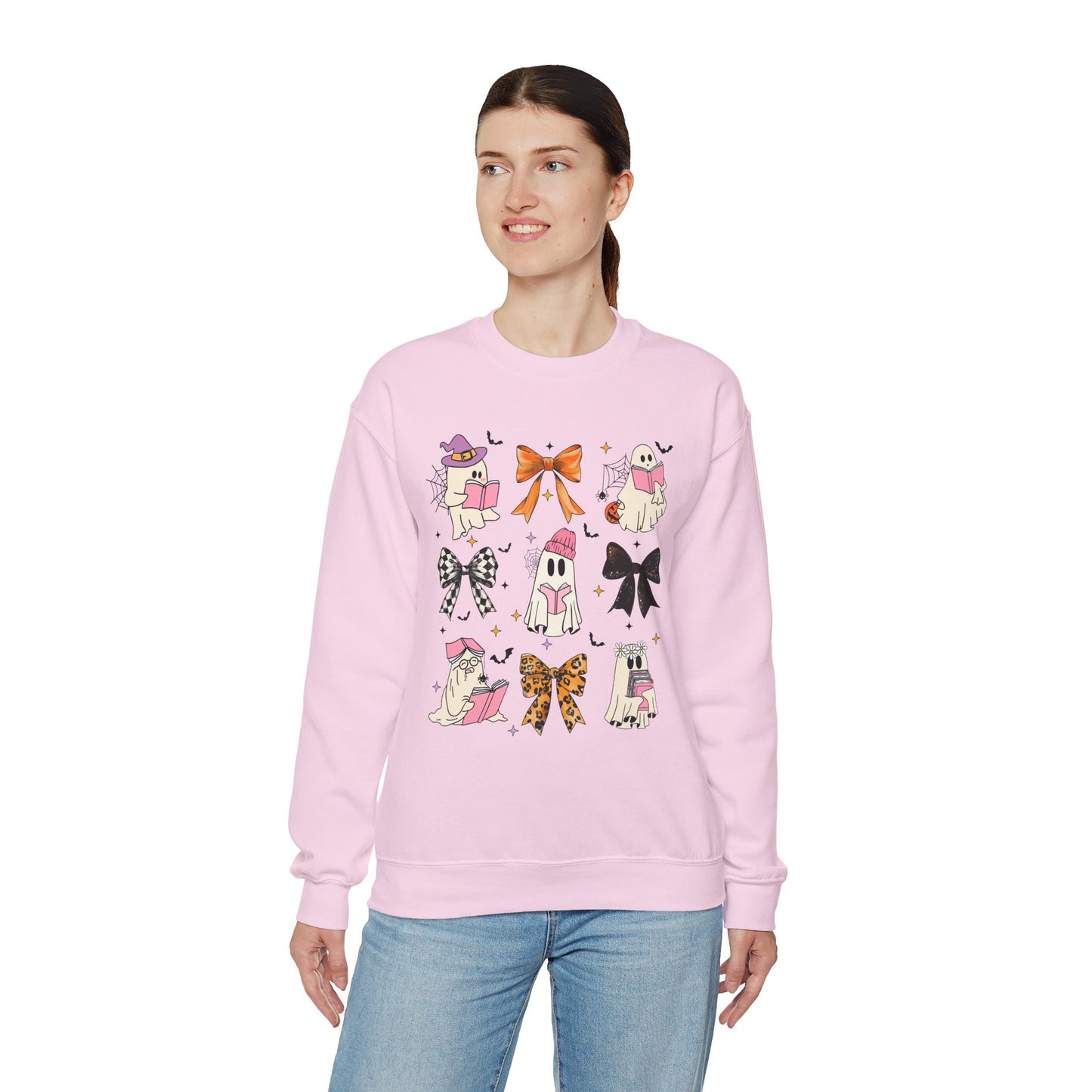 Coquette Ghosts and Books Sweatshirt