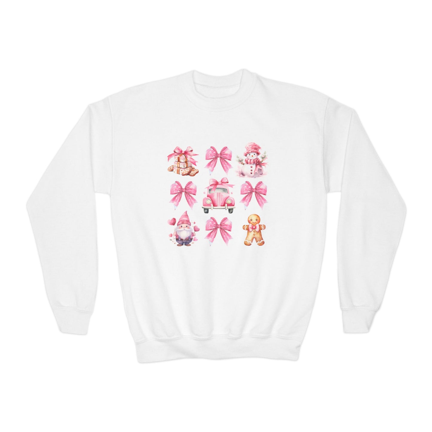 Coquette Holiday Youth Crewneck Sweatshirt