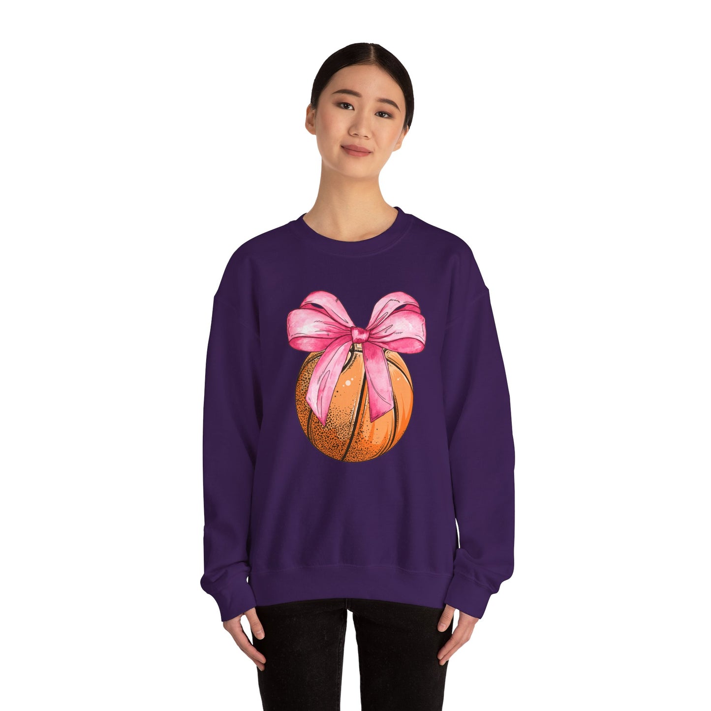 Basketball Coquette Crewneck Sweatshirt