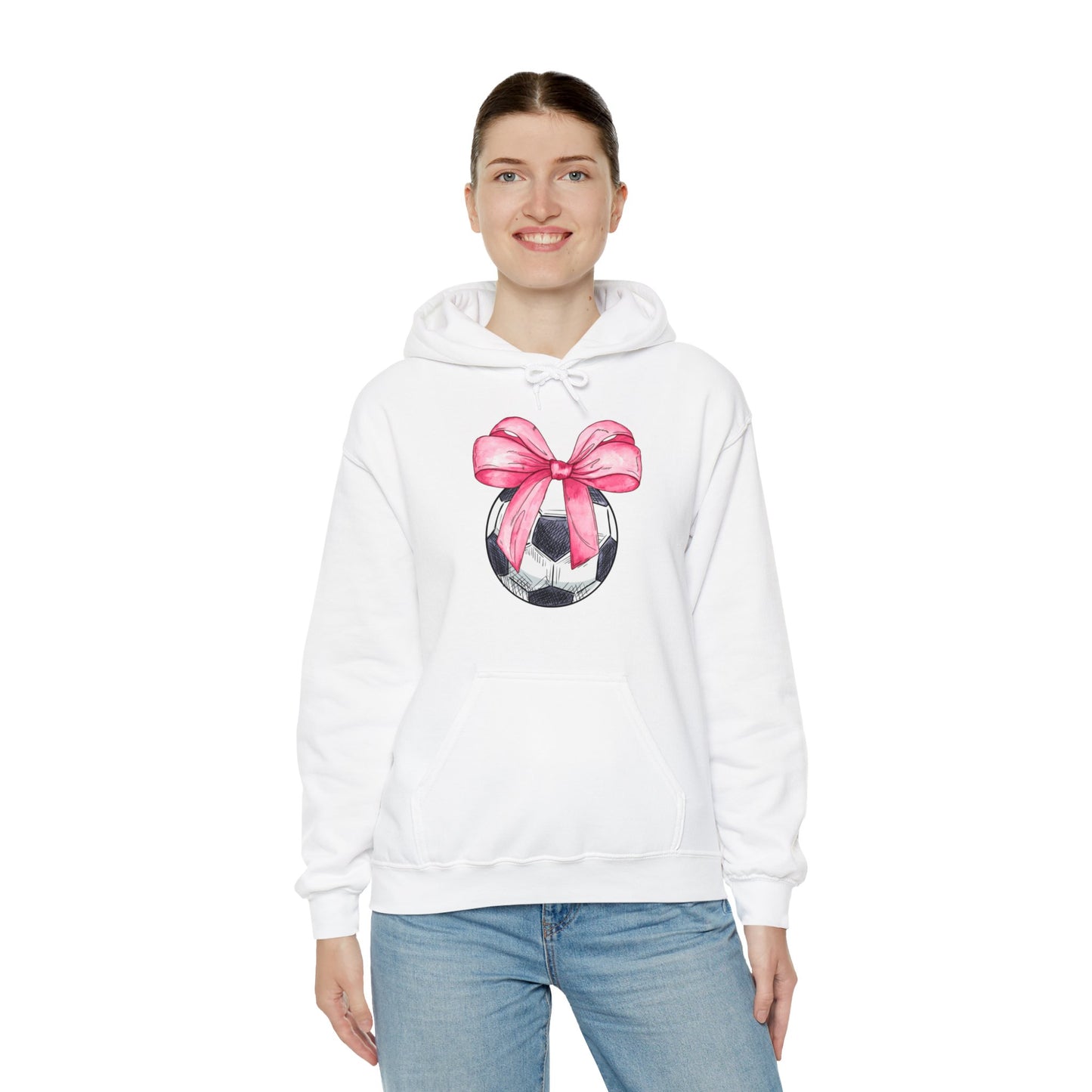 Soccer Coquette Hoodie Sweatshirt