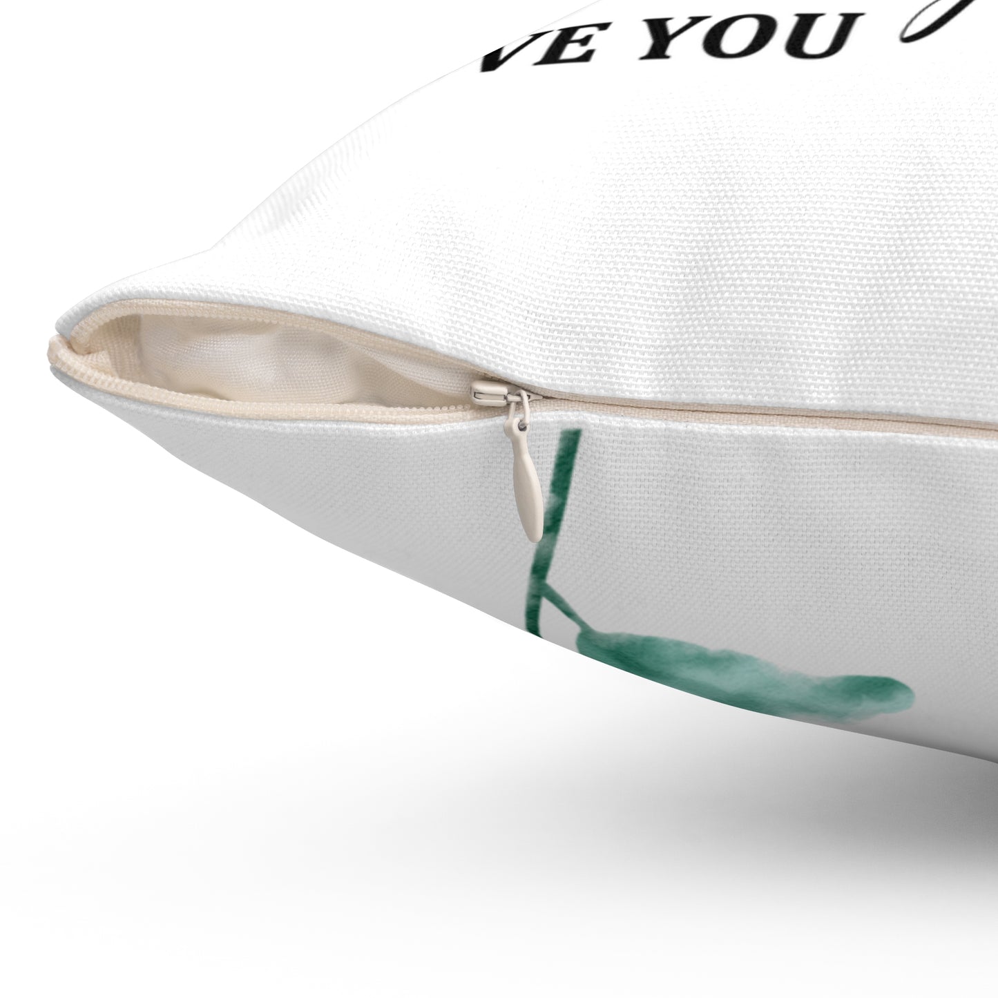 Mother Quote Throw Pillow — "To My Mom" Floral Sentimental Gift for Mother's Day