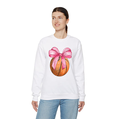 Basketball Coquette Crewneck Sweatshirt