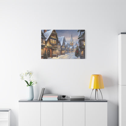 Christmas Village Canvas Art