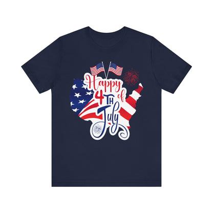 Happy 4th of July Unisex Jersey Short Sleeve Tee