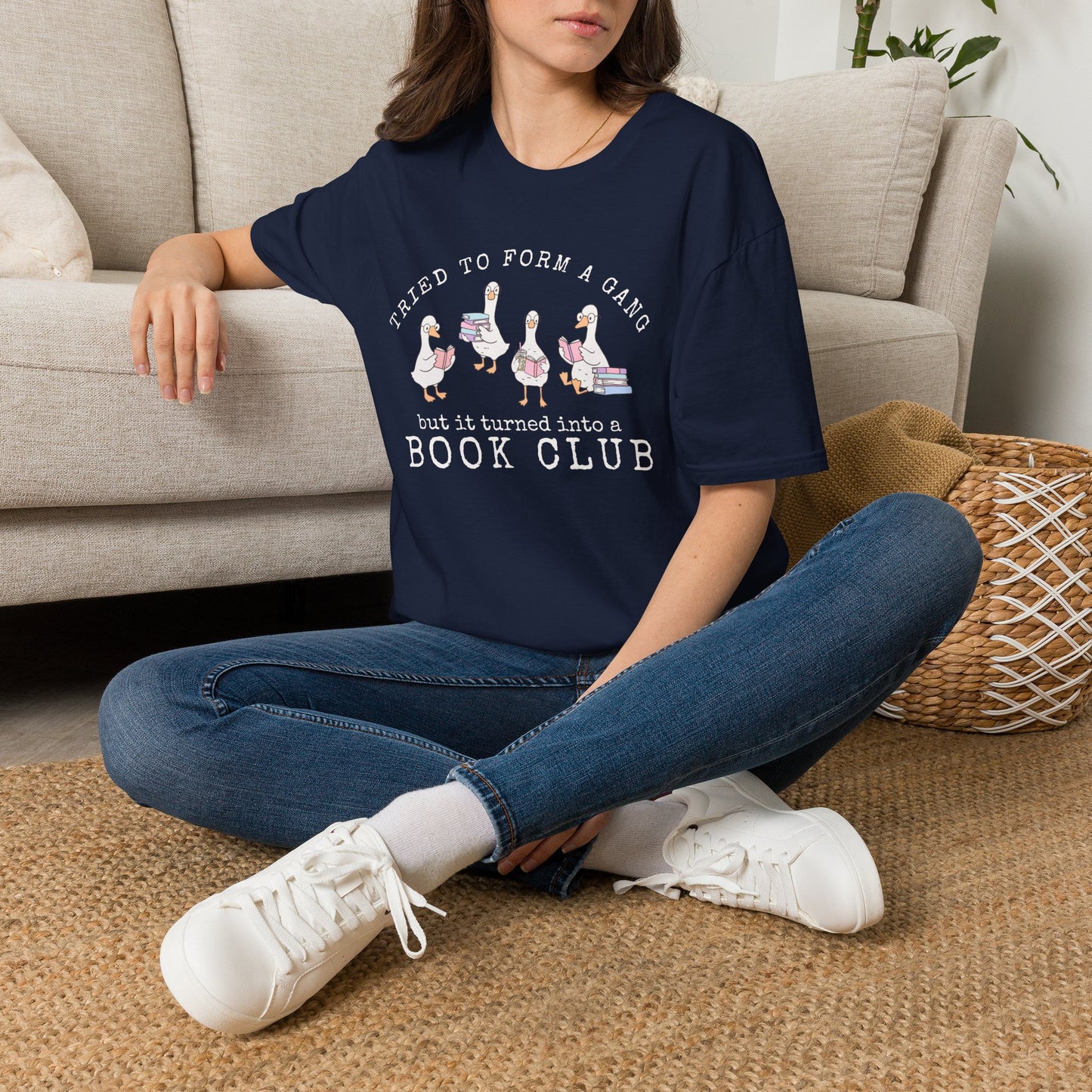 Book Club T-Shirt — "Tried to Form a Gang but It Turned Into a Book Club"