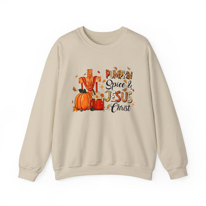 Pumpkin Spice and Jesus Christ Fall Sweatshirt