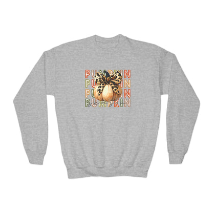 Pumpkin Season Youth Crewneck Sweatshirt